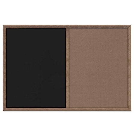 Enclosed Corkboard,1 Door,24x36,4 Fra